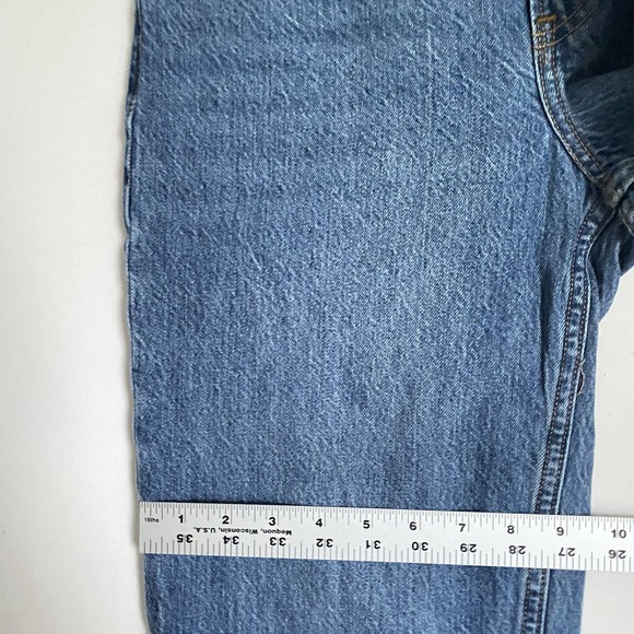 Abercrombie Fitch High Rise Loose Jeans Women 25 Blue Middle Wash Casual Relaxed - Picture 9 of 10